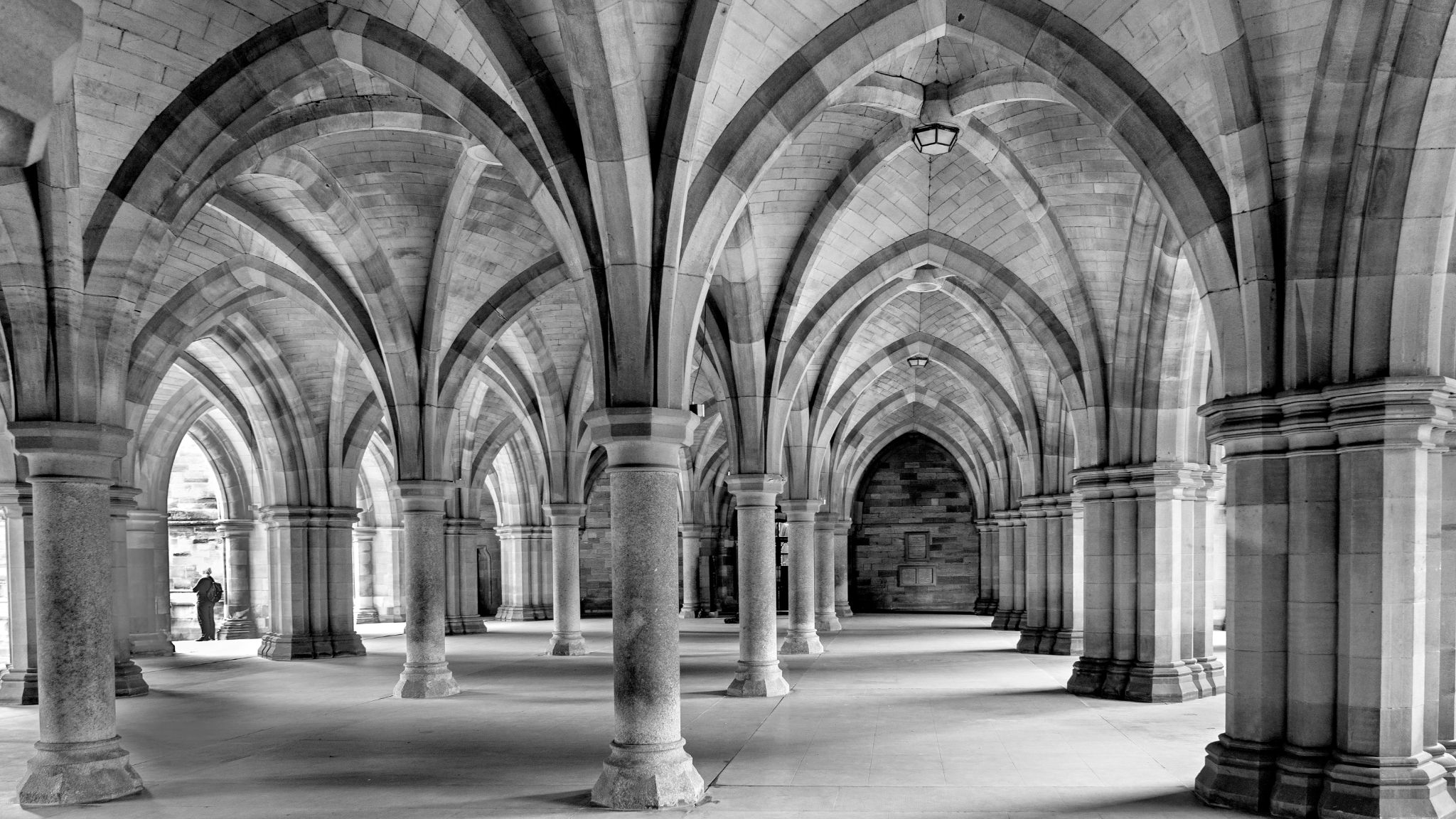 Juli 2019: Gilbert Scott Gebäude in Glasgow